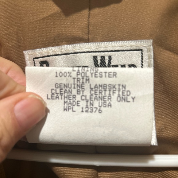 Men’s Pioneer Wear lamb skin leather/corduroy short blazer - Picture 4 of 12